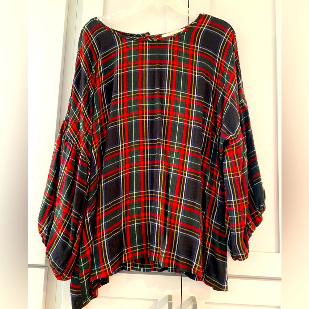 Plaid Blouse from LOFT